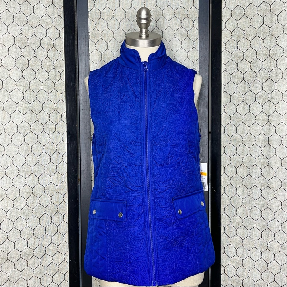 Kim Rogers Casual Delta Blue Core Vest